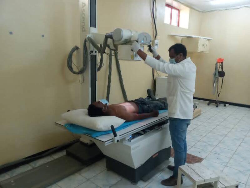 New X-ray machine for Sher Hospital in Ziway
